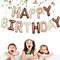 Colorful Celebrations: 16-Inch Mylar Foil Happy Birthday Balloons Banner - Eco-Friendly Decor for All Ages!